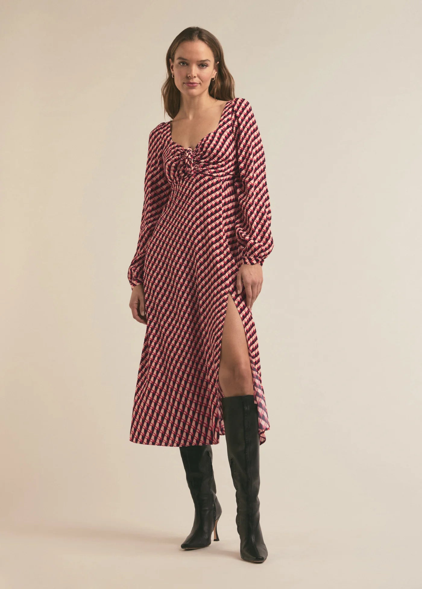 Favorite  Daughter - Vineyard Dress - Retro Rouge