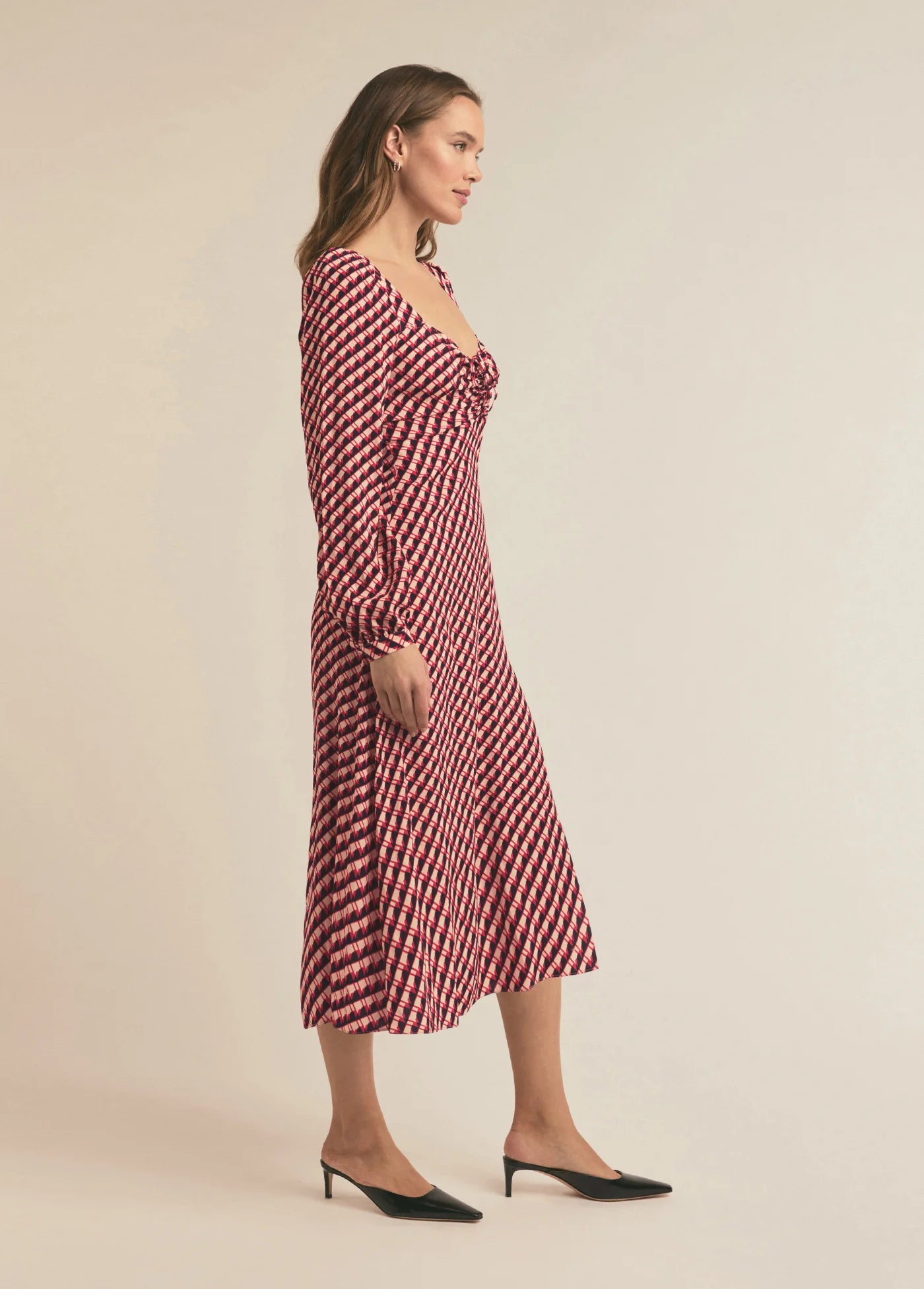 Favorite  Daughter - Vineyard Dress - Retro Rouge