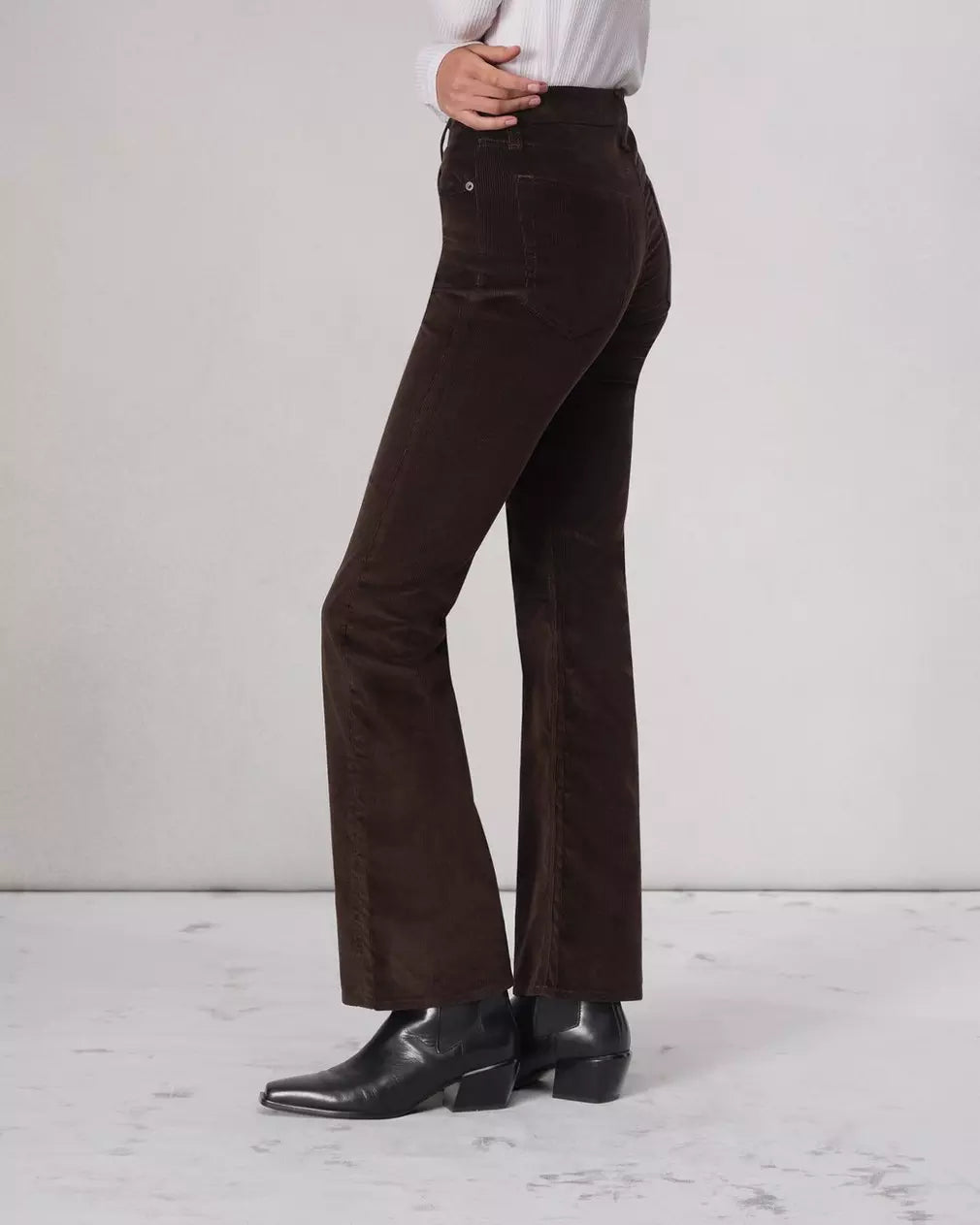 Rag & Bone - Peyton Mid-Rise Full Length Bootcut Cord