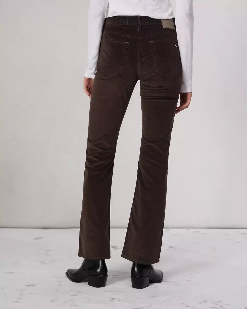 Rag & Bone - Peyton Mid-Rise Full Length Bootcut Cord