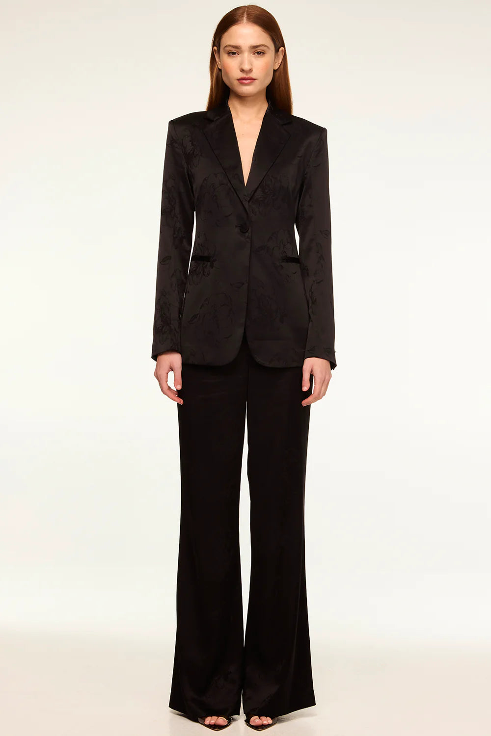 MISA - Lauren Blazer - Black Jacquard