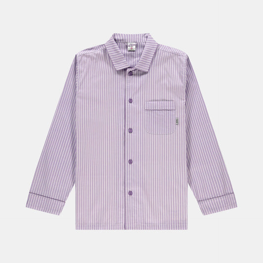 Pockies - Lavender Stripes Pyjama Shirt