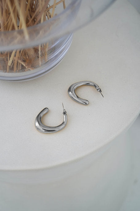 Au Naturale Jewelry - Hook Hoop Stud