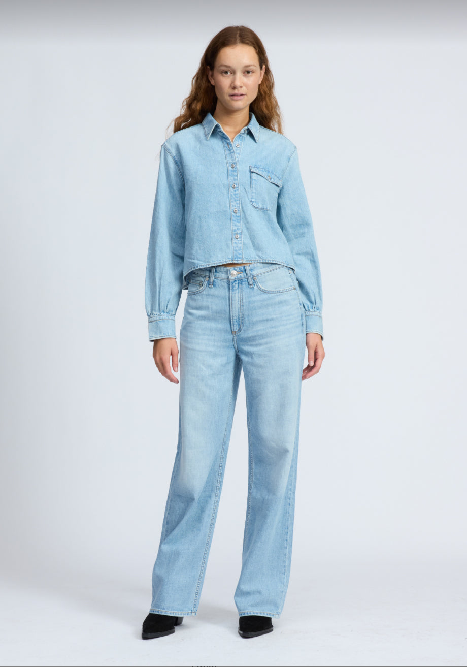 Rag & Bone - Ultra Featherweight Cropped Maxine Shirt