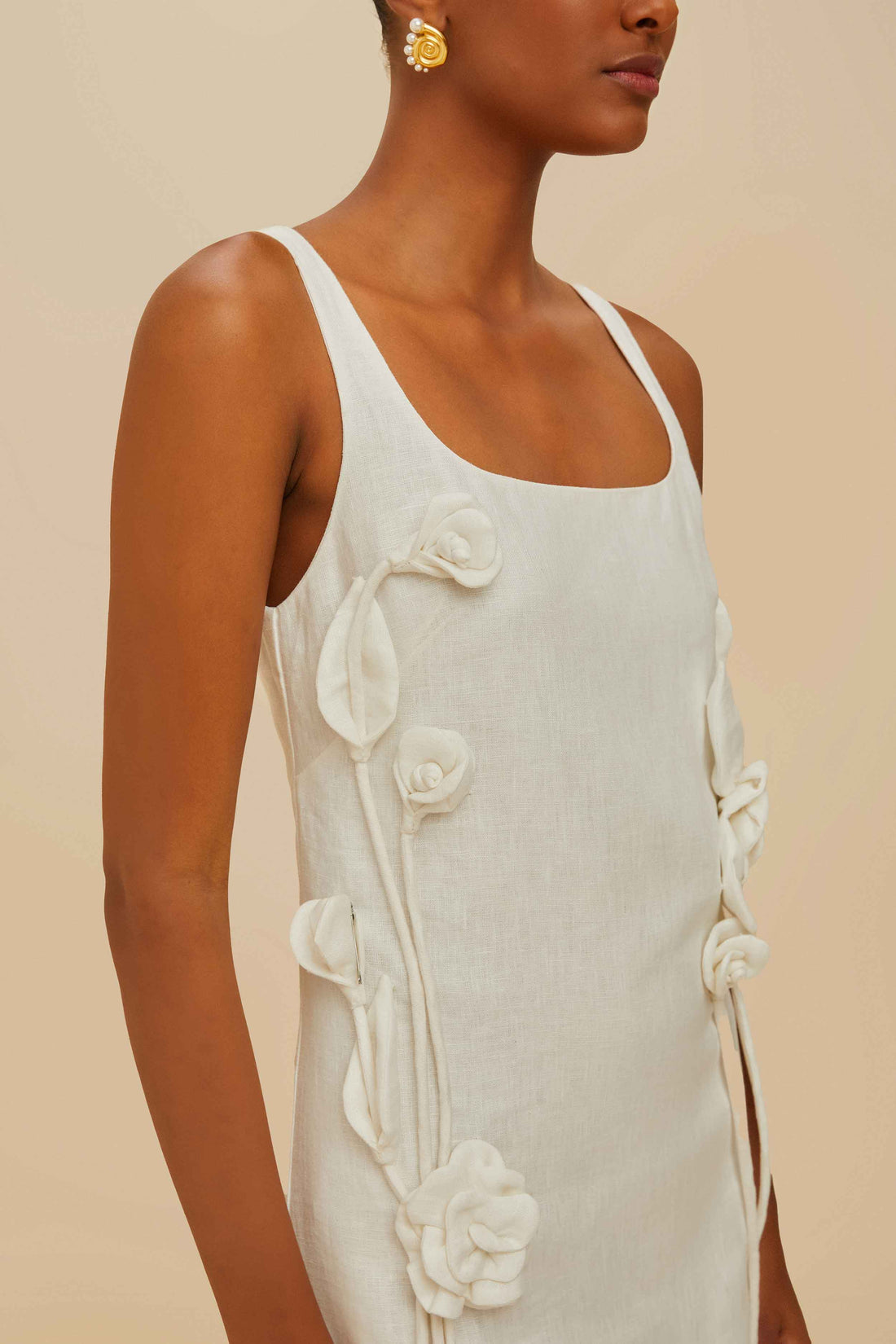 FARM Rio - Off-White Mini Dress