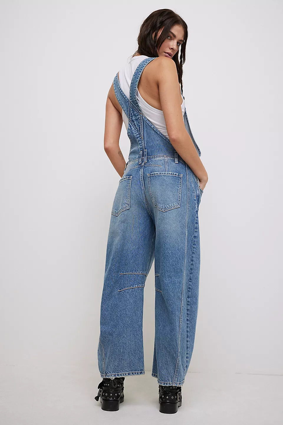Free People - Good Luck Overall - Ultra Light Beam