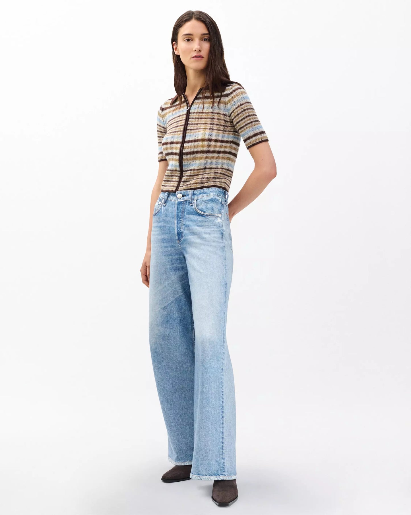 Rag & Bone - Miramar Terry Sofie Wide Pant - Raily