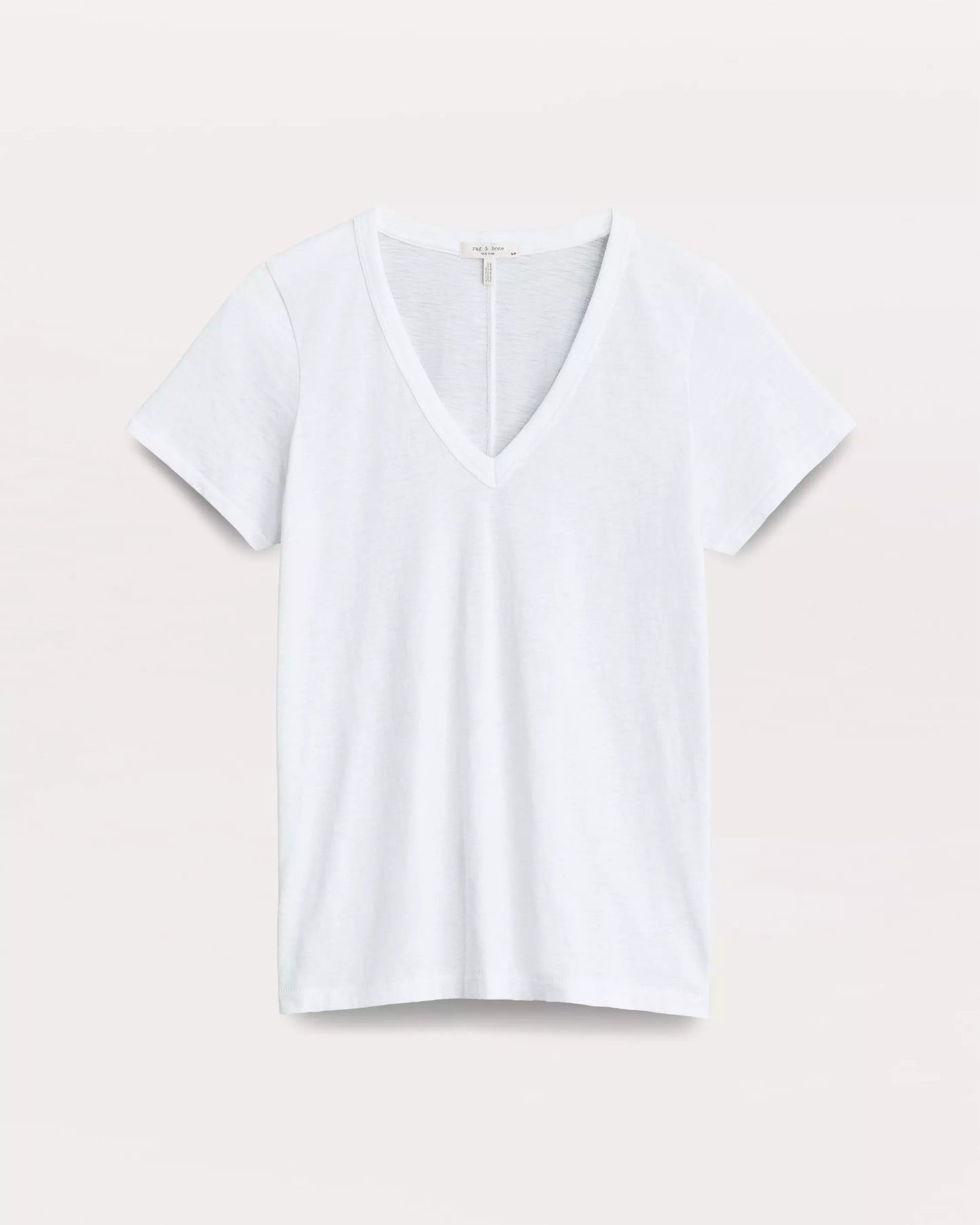 Rag & Bone - The Slub Vee - White