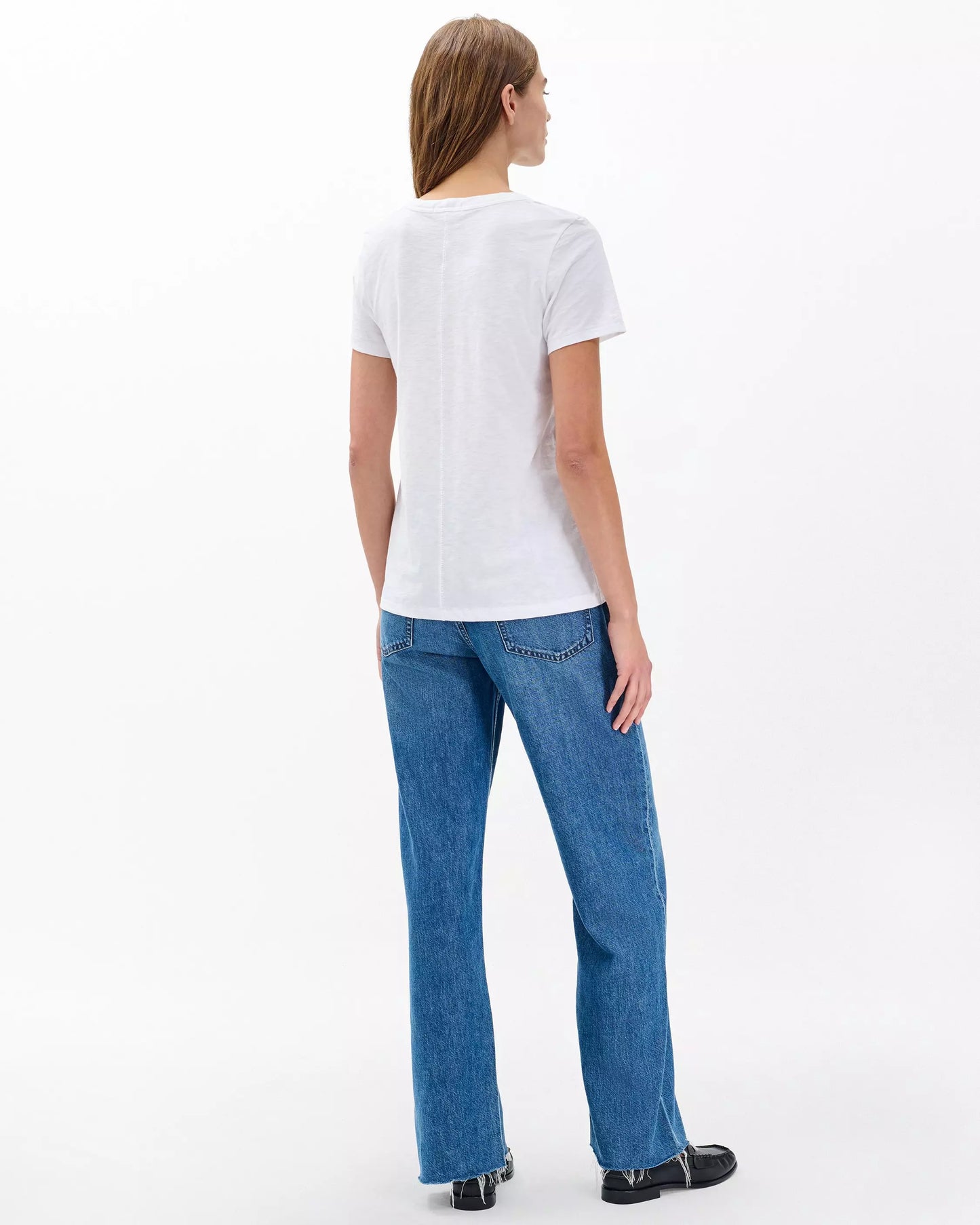 Rag & Bone - The Slub Vee - White