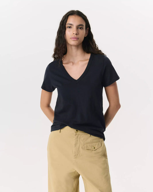 Rag & Bone - The Slub Vee - Black