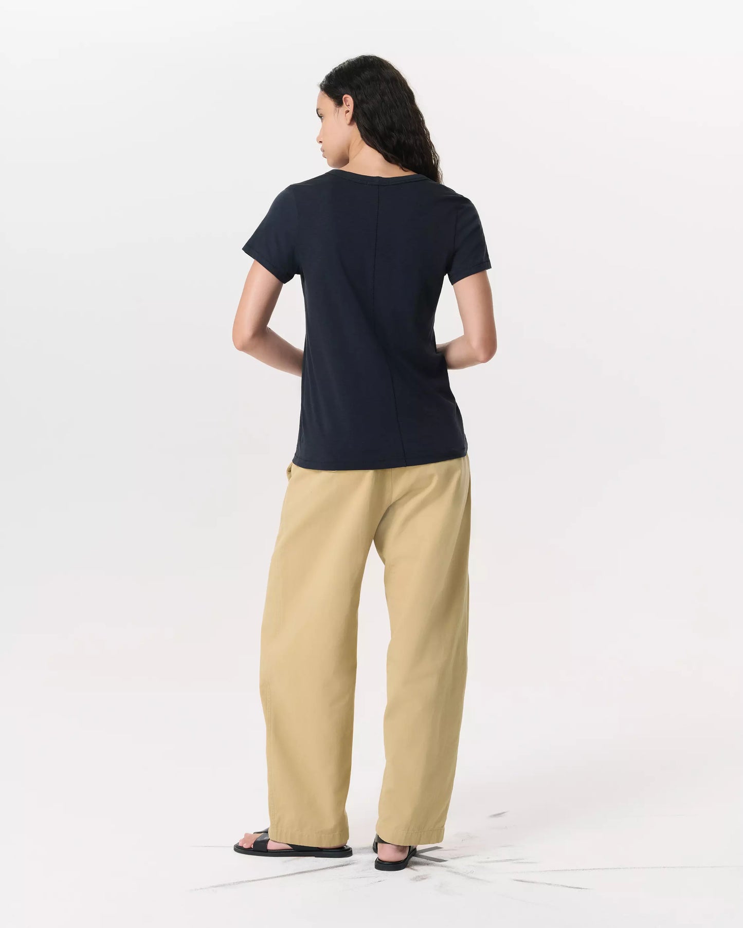 Rag & Bone - The Slub Vee - Black