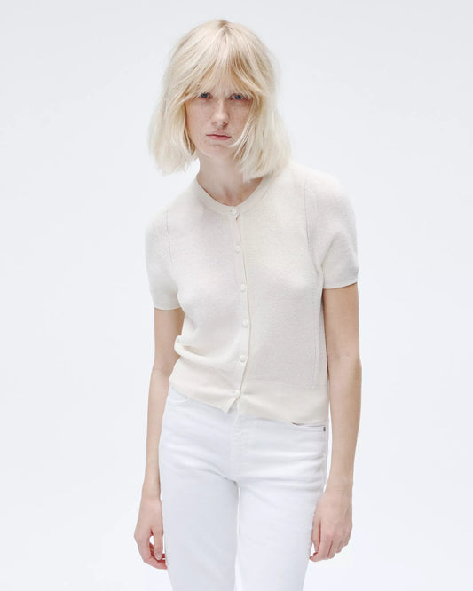 Rag & Bone - Dina Cotton Cardigan - Ivory