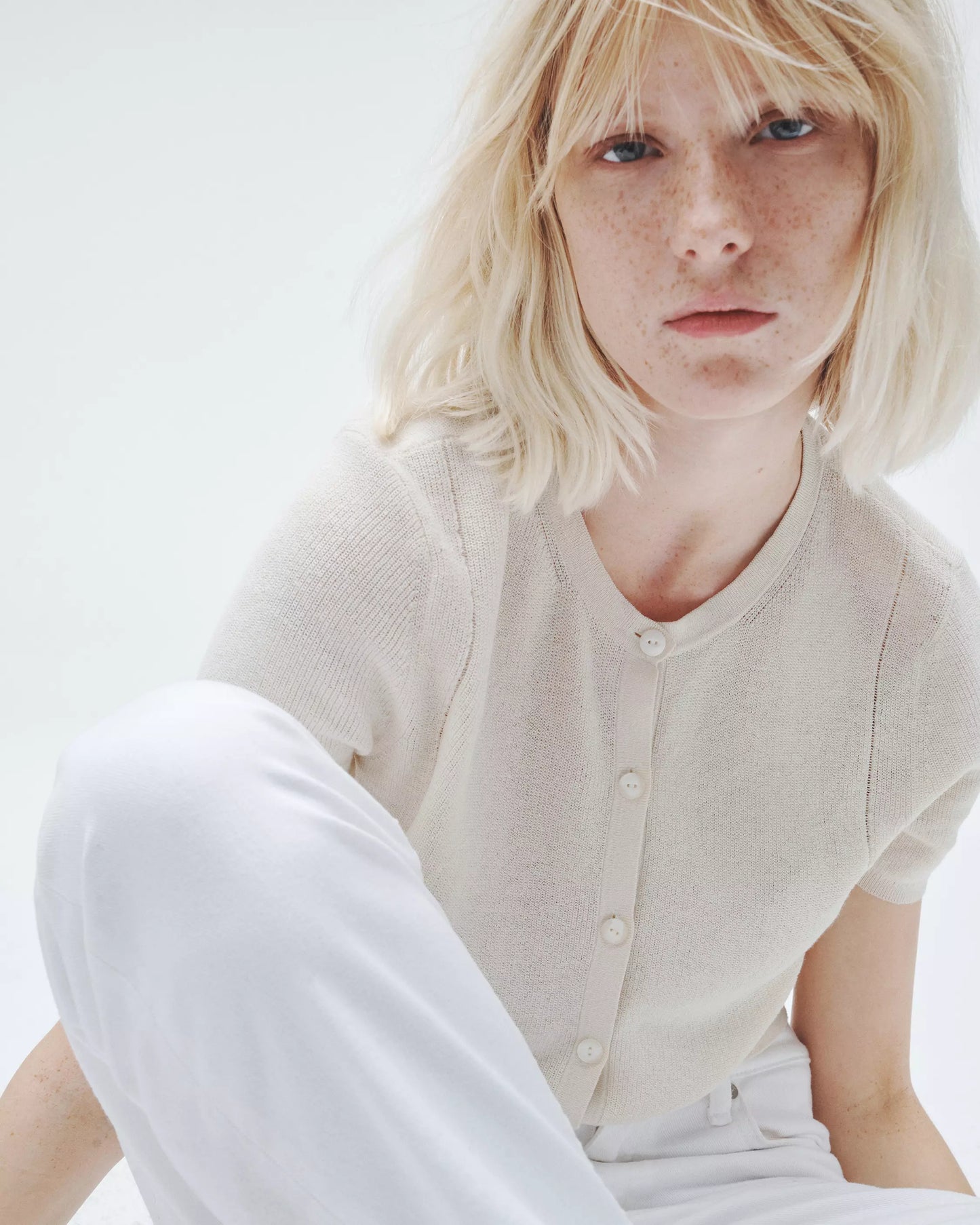 Rag & Bone - Dina Cotton Cardigan - Ivory