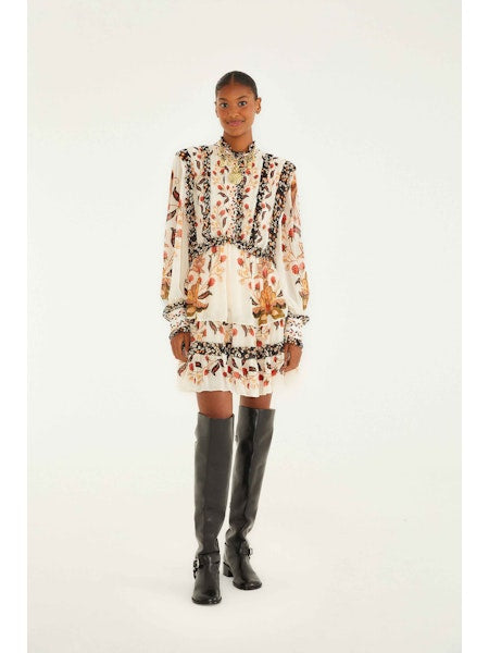 FARM Rio - Berry Garden Mini Dress