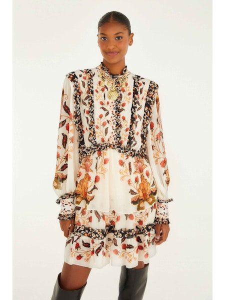 FARM Rio - Berry Garden Mini Dress