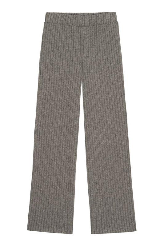 Donni - Sweater Rib Kick Flare - Charcoal