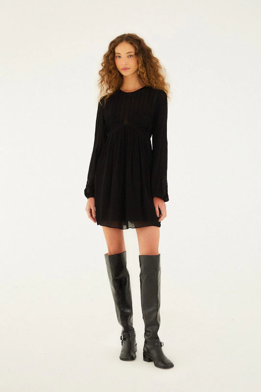 FARM Rio - Black Shell Mini Dress