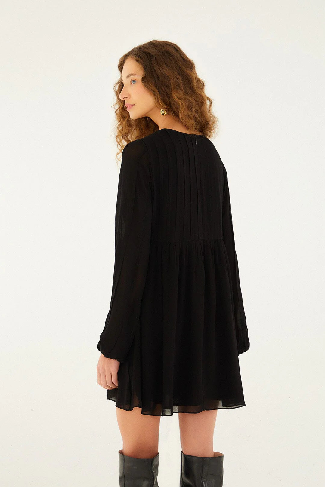 FARM Rio - Black Shell Mini Dress