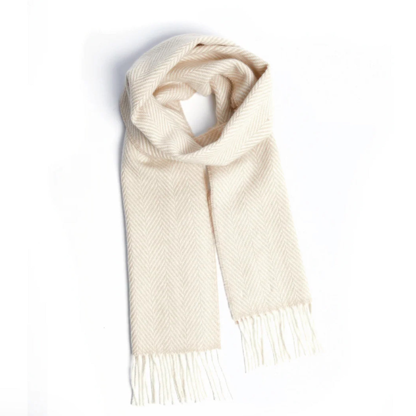 Unified - Heritage Cashmere Blend Scarf - Bone