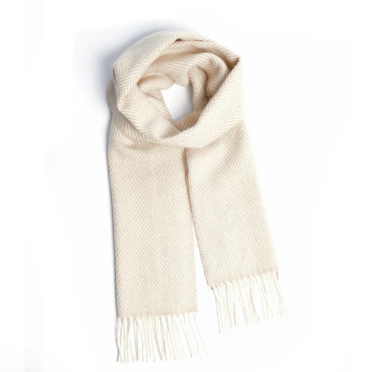 Unified - Heritage Cashmere Blend Scarf - Bone