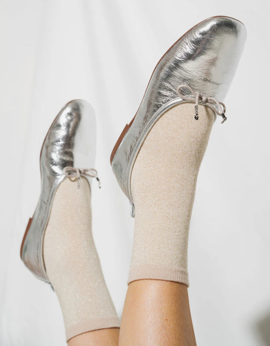 Unified - Glitter Socks - Champagne