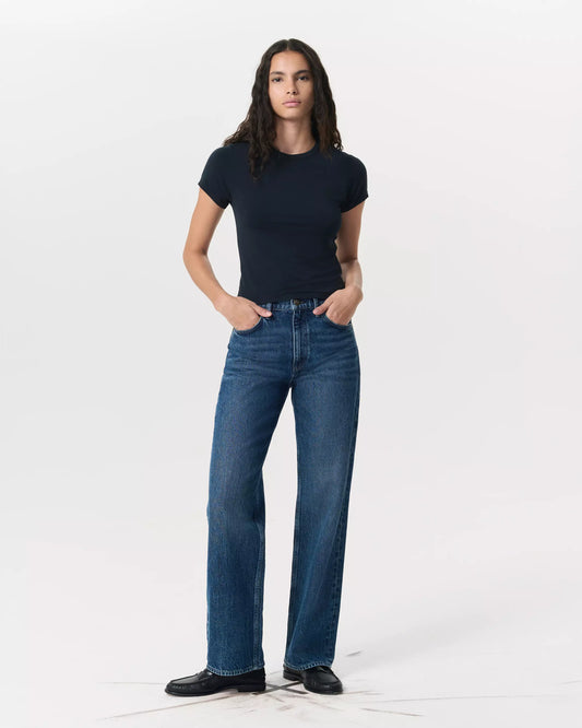 Rag & Bone - Shea High-Rise Relaxed Straight Full Length