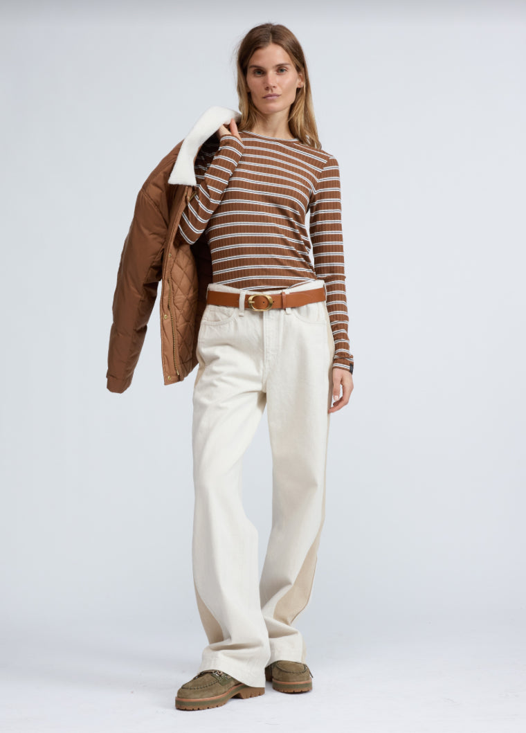 Rag & Bone - Luca Striped Rib Long Sleeve