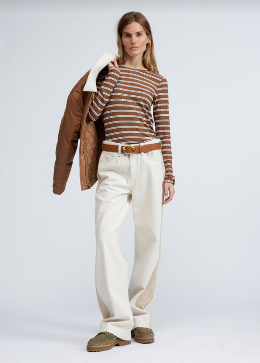 Rag & Bone - Luca Striped Rib Long Sleeve