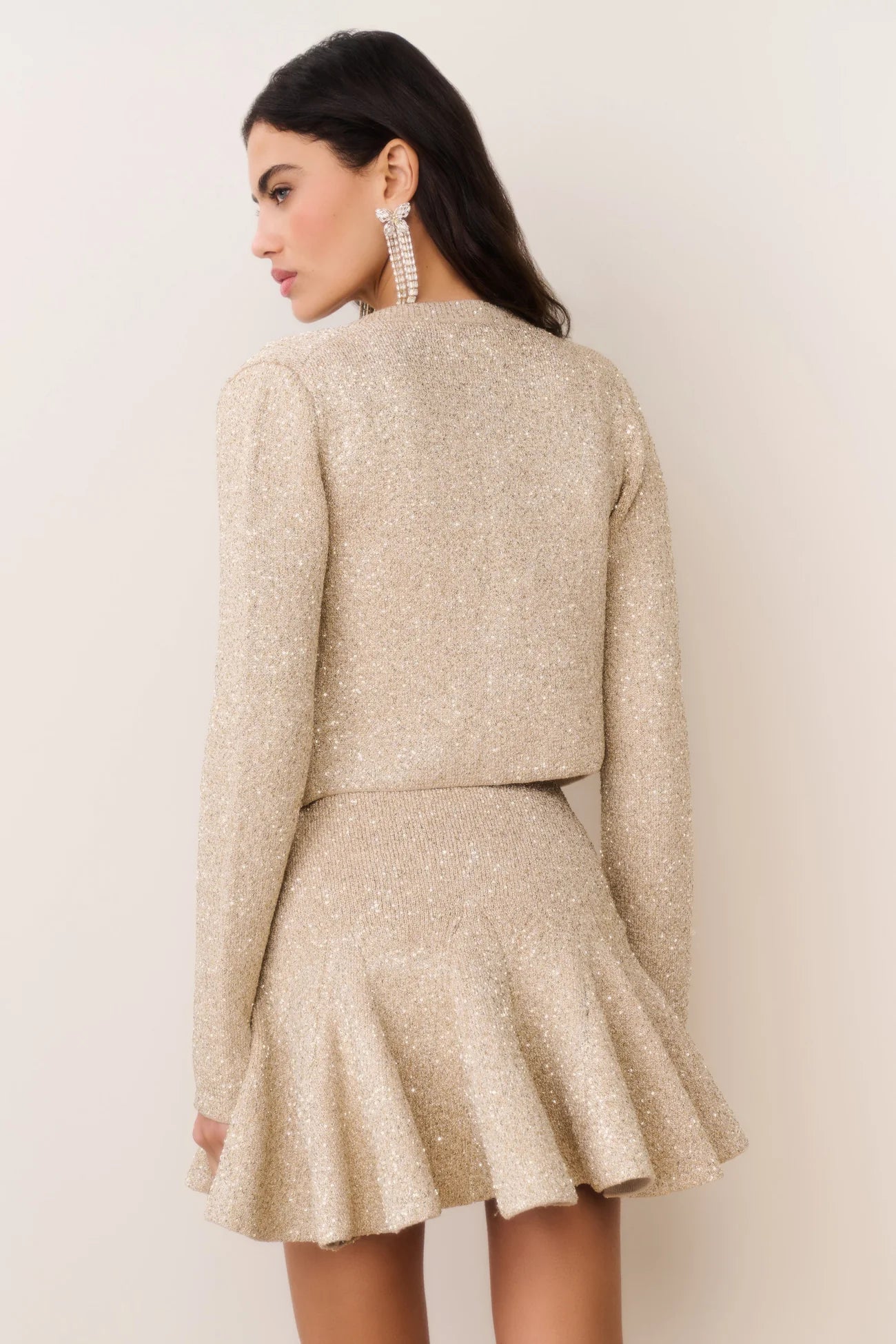 LOVESHACKFANCY - Ferra Cardigan - Honey Gold