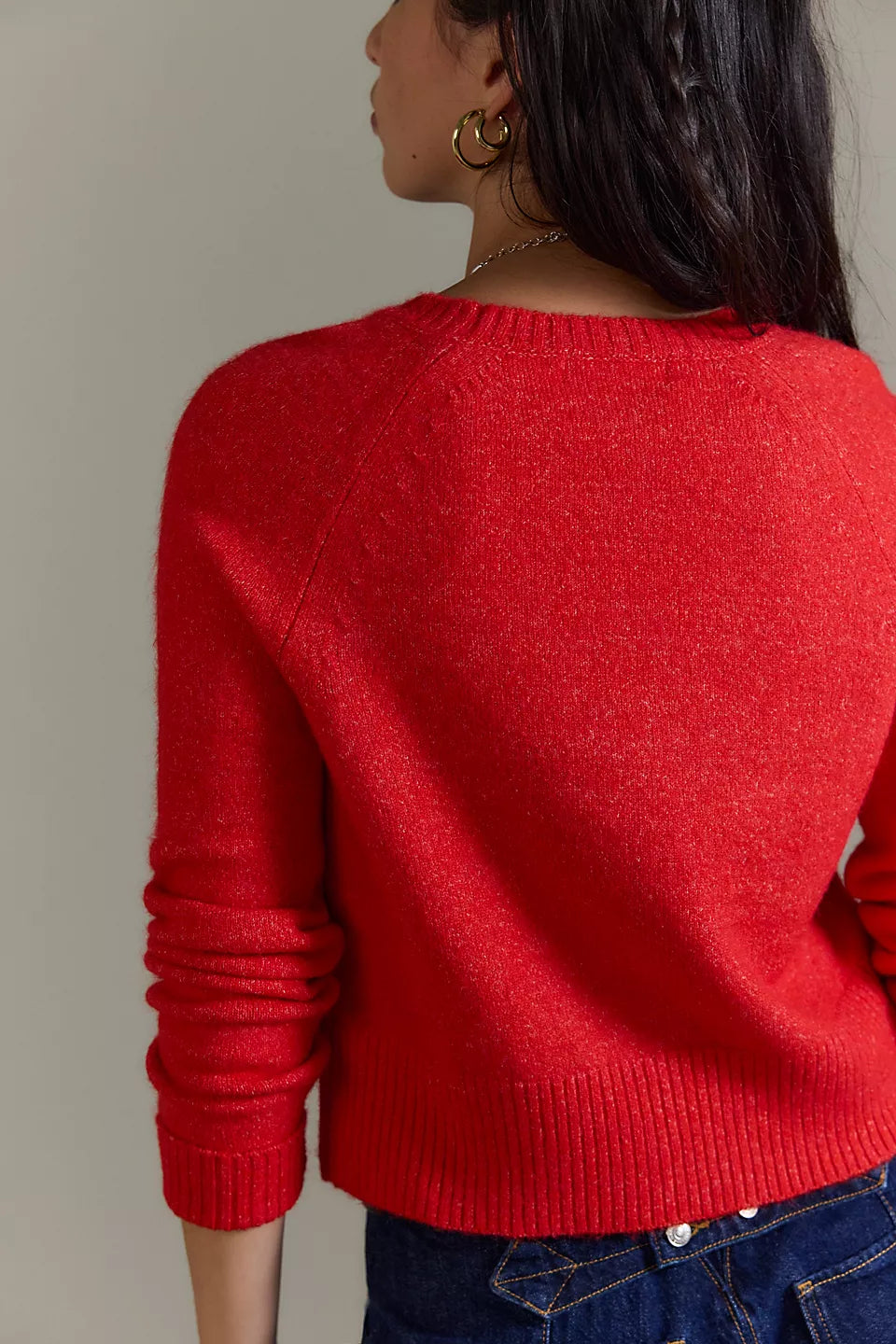 Free People - School Girl Cardi - Cherry Pop