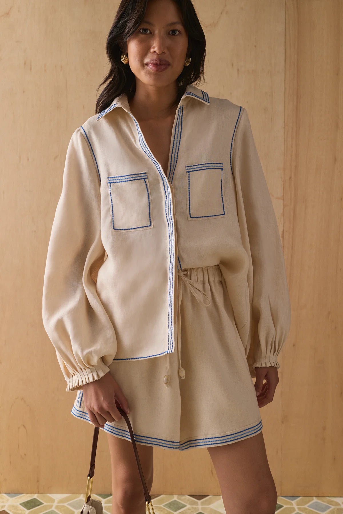 Sancia - The Sabrina Shirt - Cloud