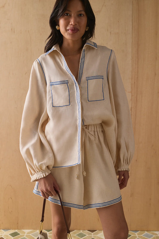 Sancia - The Sabrina Shirt - Cloud