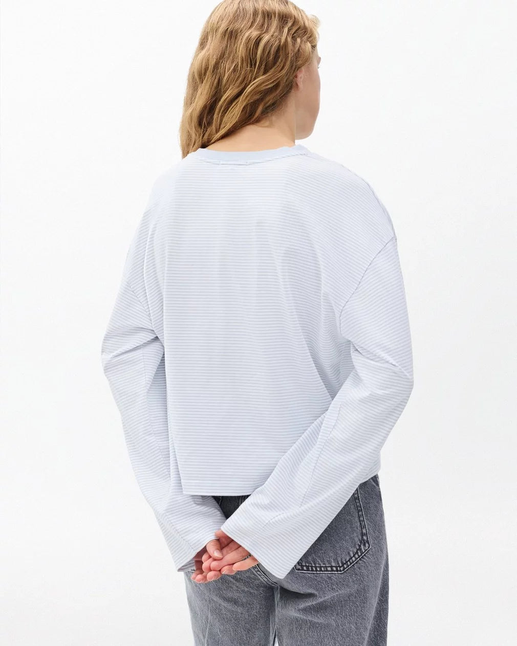 Rag & Bone - Kelly Boxy Long Sleeve - Blue Stripe