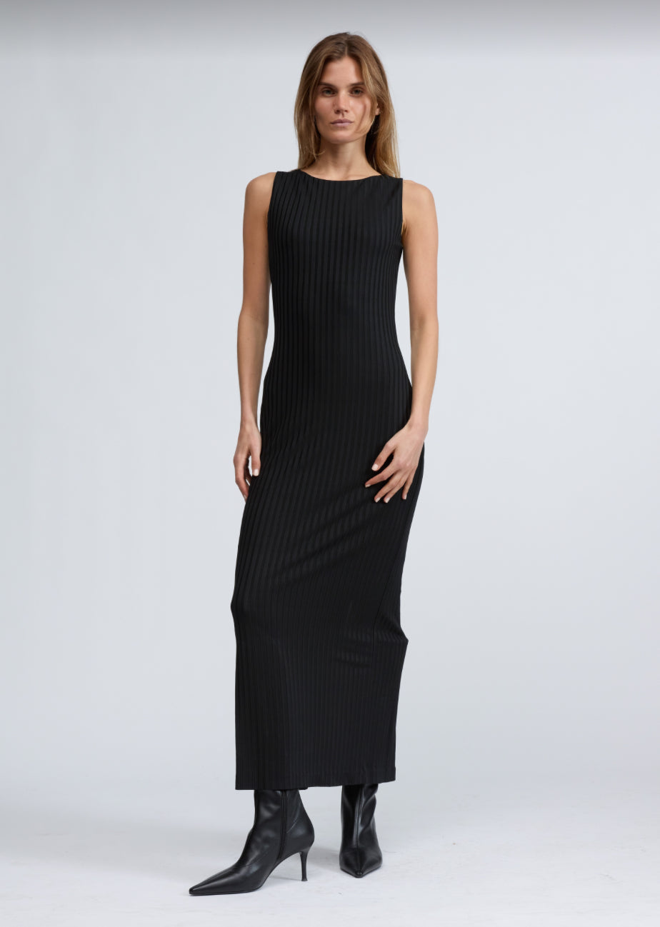 Rag & Bone - Natalia Boatneck Midi Dress
