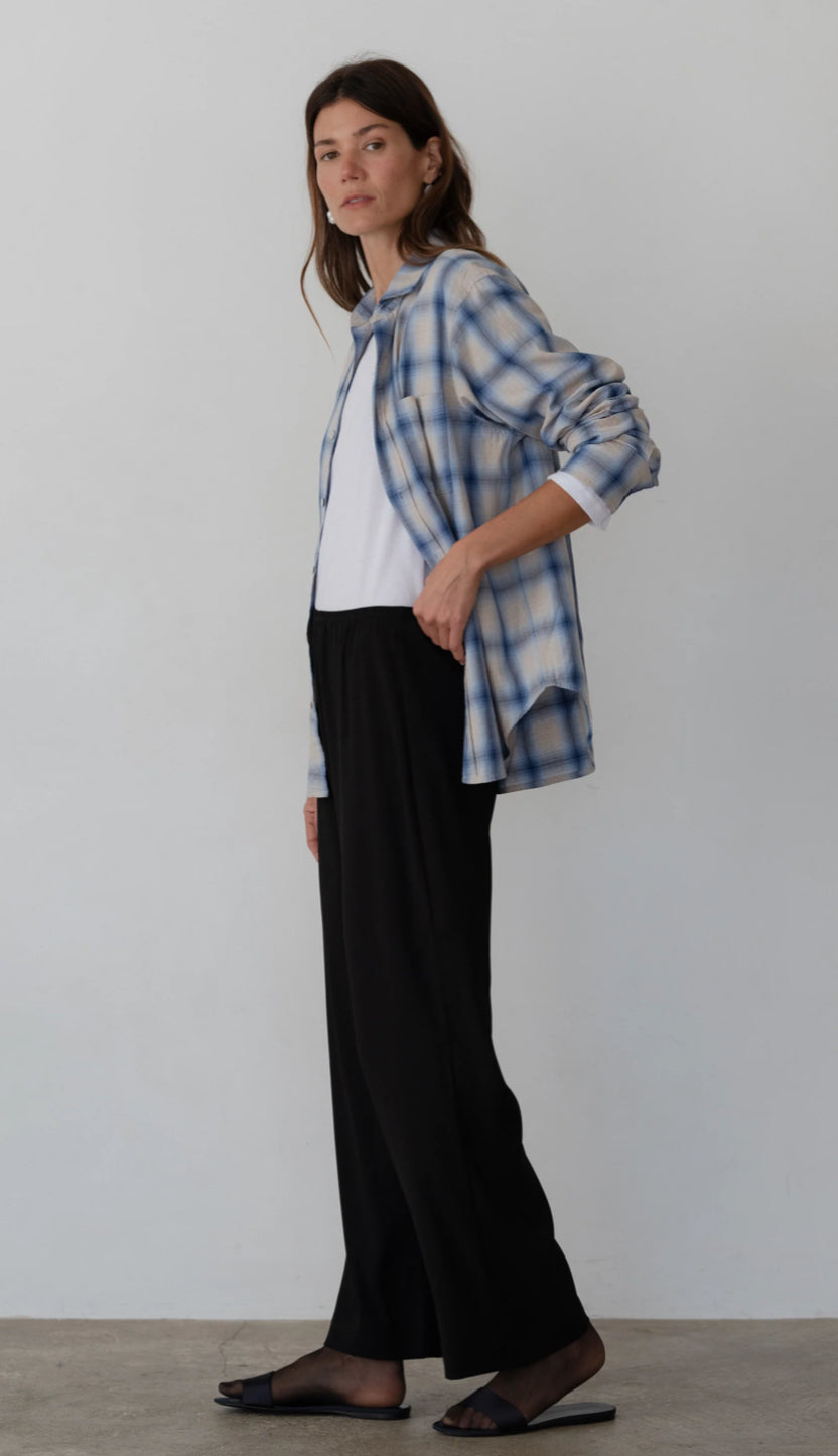 Donni - The Crepe Simple Pant - Jet