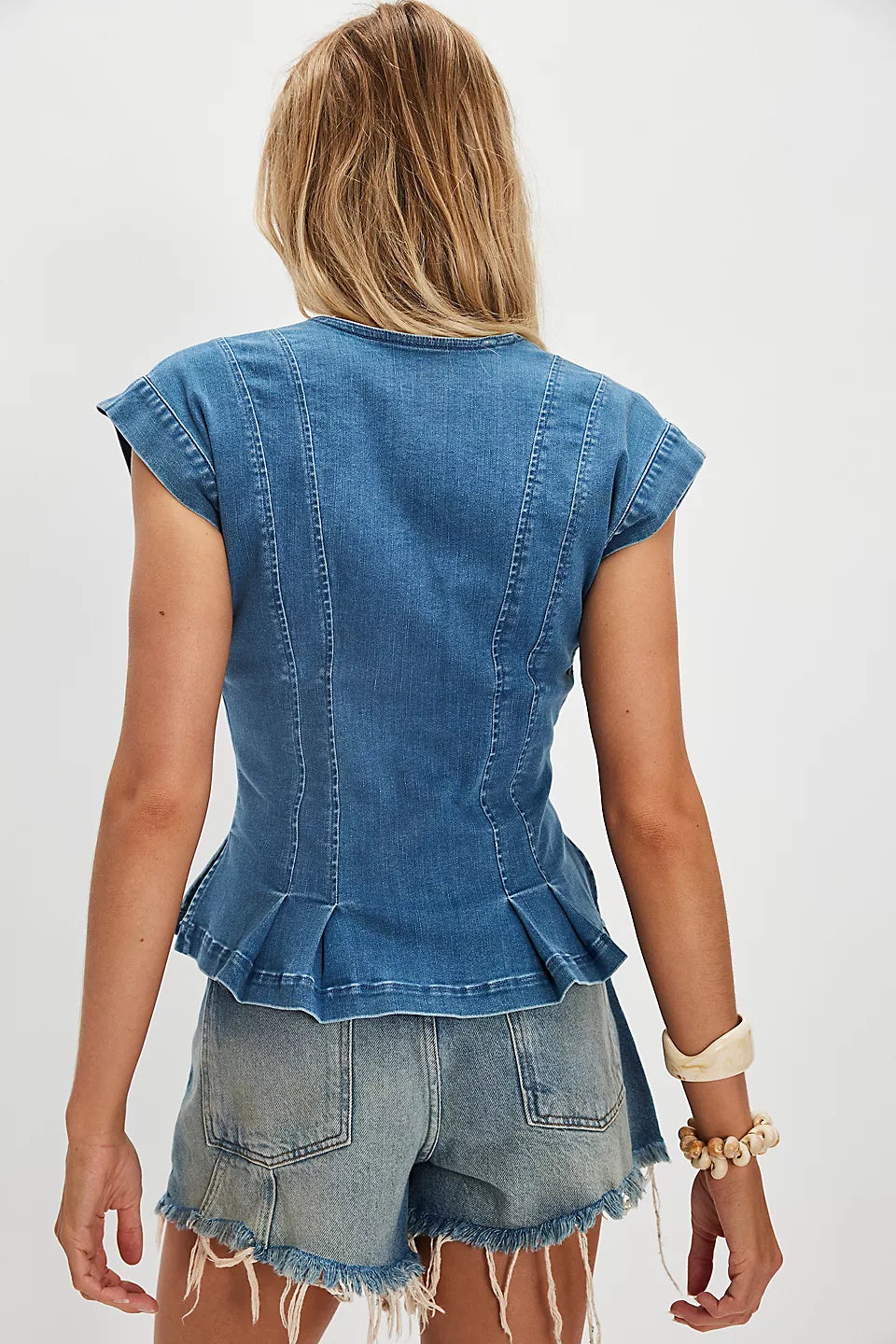 Free People - Dylan Denim Vest