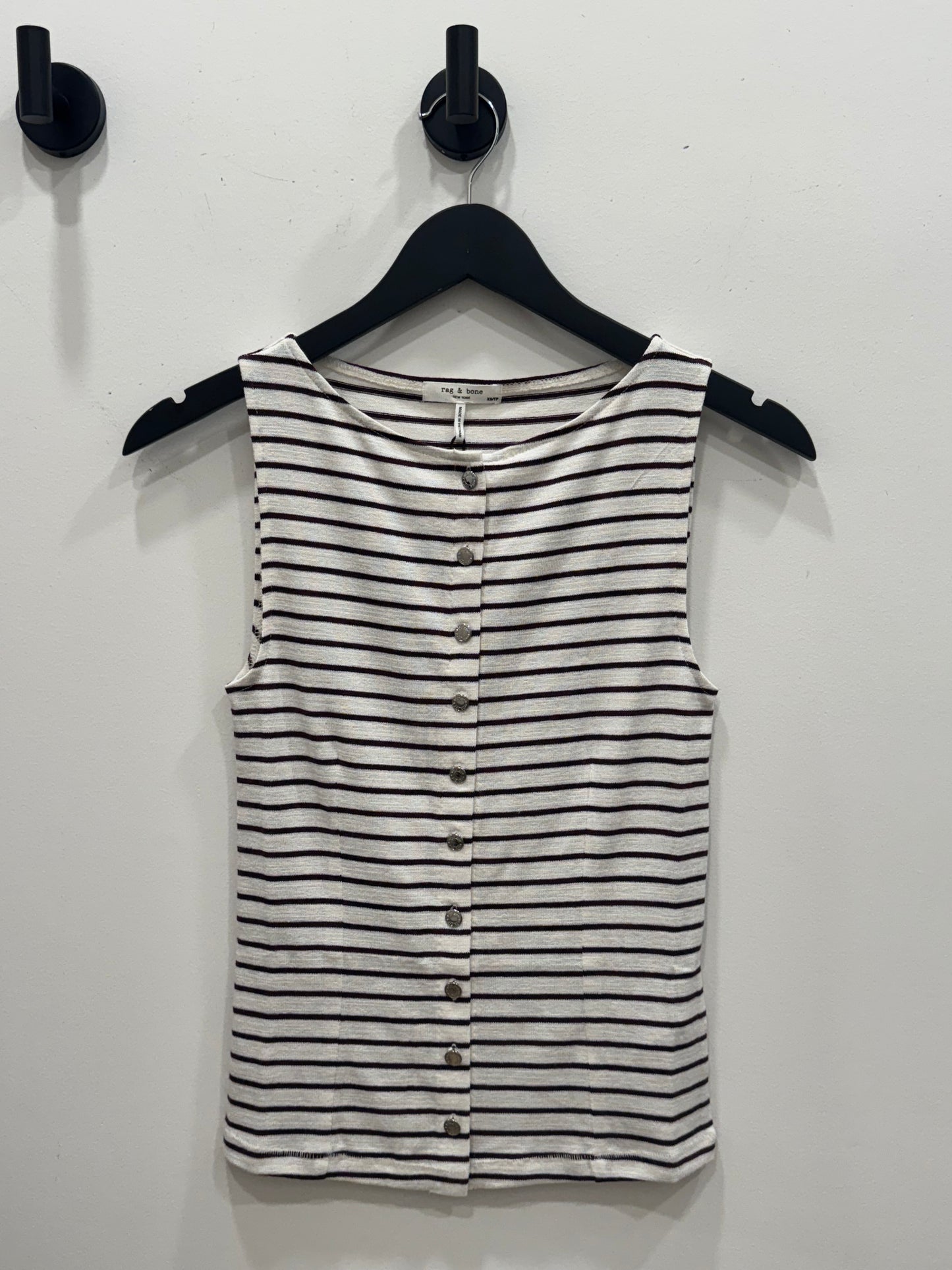 Rag & Bone - Knit Stripe Boatneck Tank