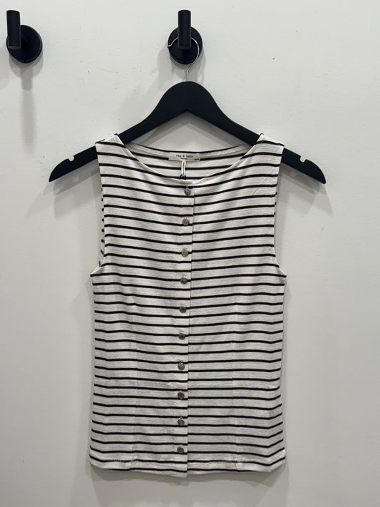 Rag & Bone - Knit Stripe Boatneck Tank