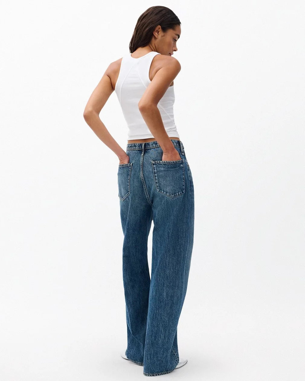 Rag & Bone - Phoebe Drawstring Wide Jean - Delcan