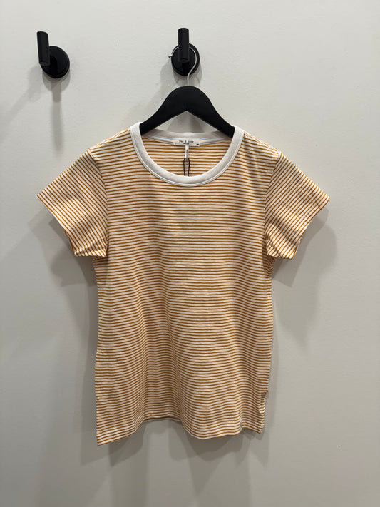 Rag & Bone - Slub Stripe Tee - Yellow Multi