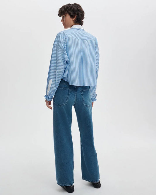 Rag & Bone - Saige Relaxed Straight Jeans
