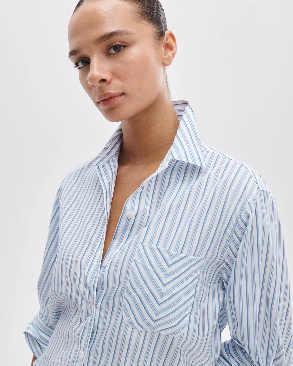 Rag & Bone - Lucia Stripe Poplin Shirt