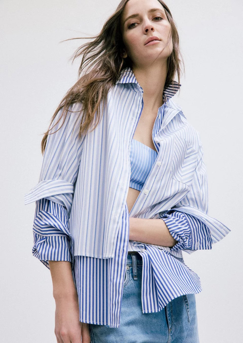 Rag & Bone - Lucia Stripe Poplin Shirt