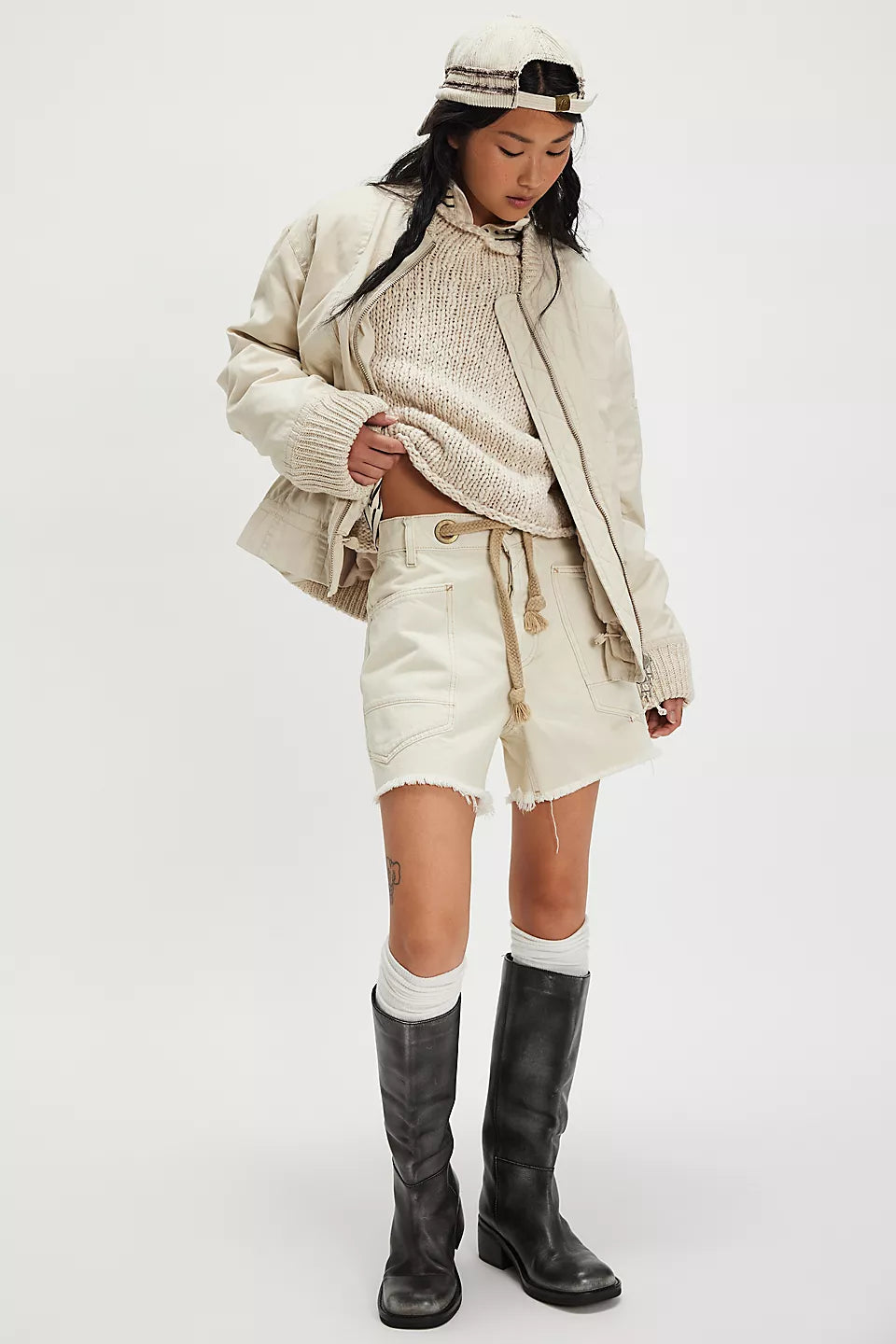 Free People - Moxie Shorts - White