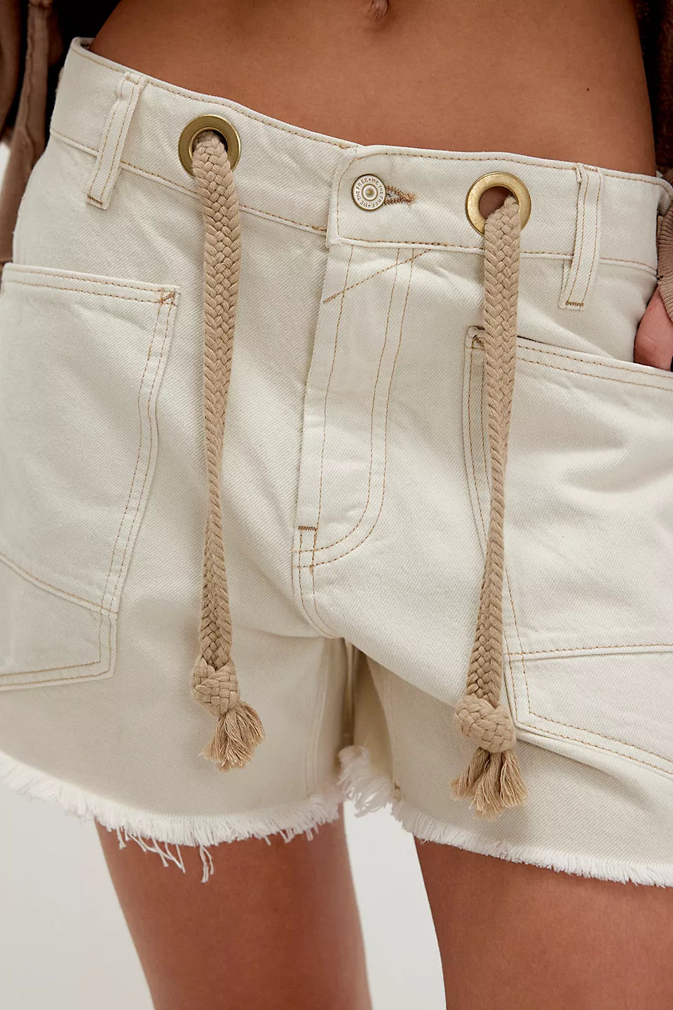 Free People - Moxie Shorts - White