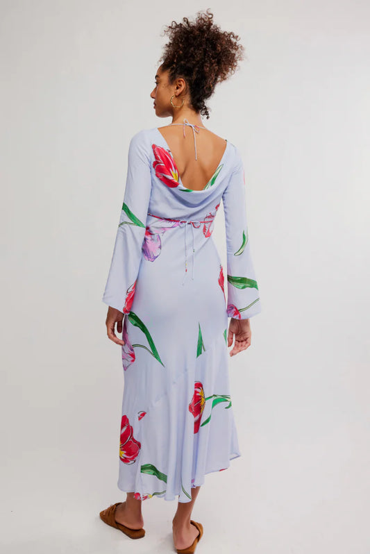 Free People - Zadie Diagonal Seam Midi Dress