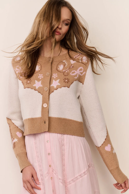 LOVESHACKFANCY - Leyah Saddle up Cardigan