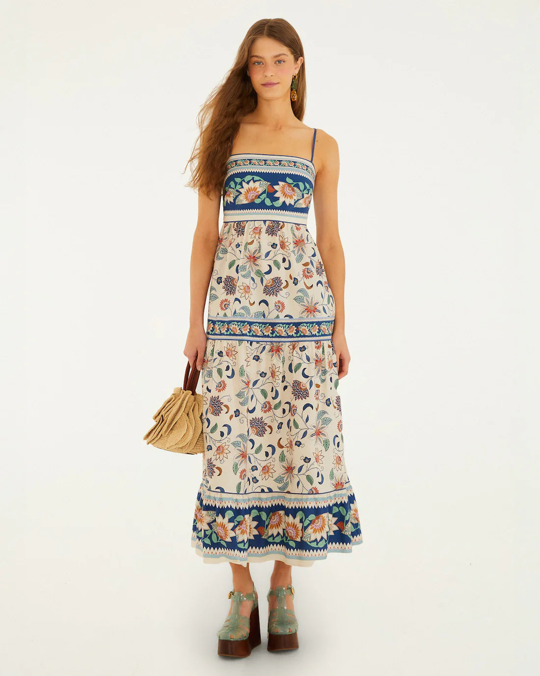 FARM Rio - Floral Delhi Tapestry Midi Dress