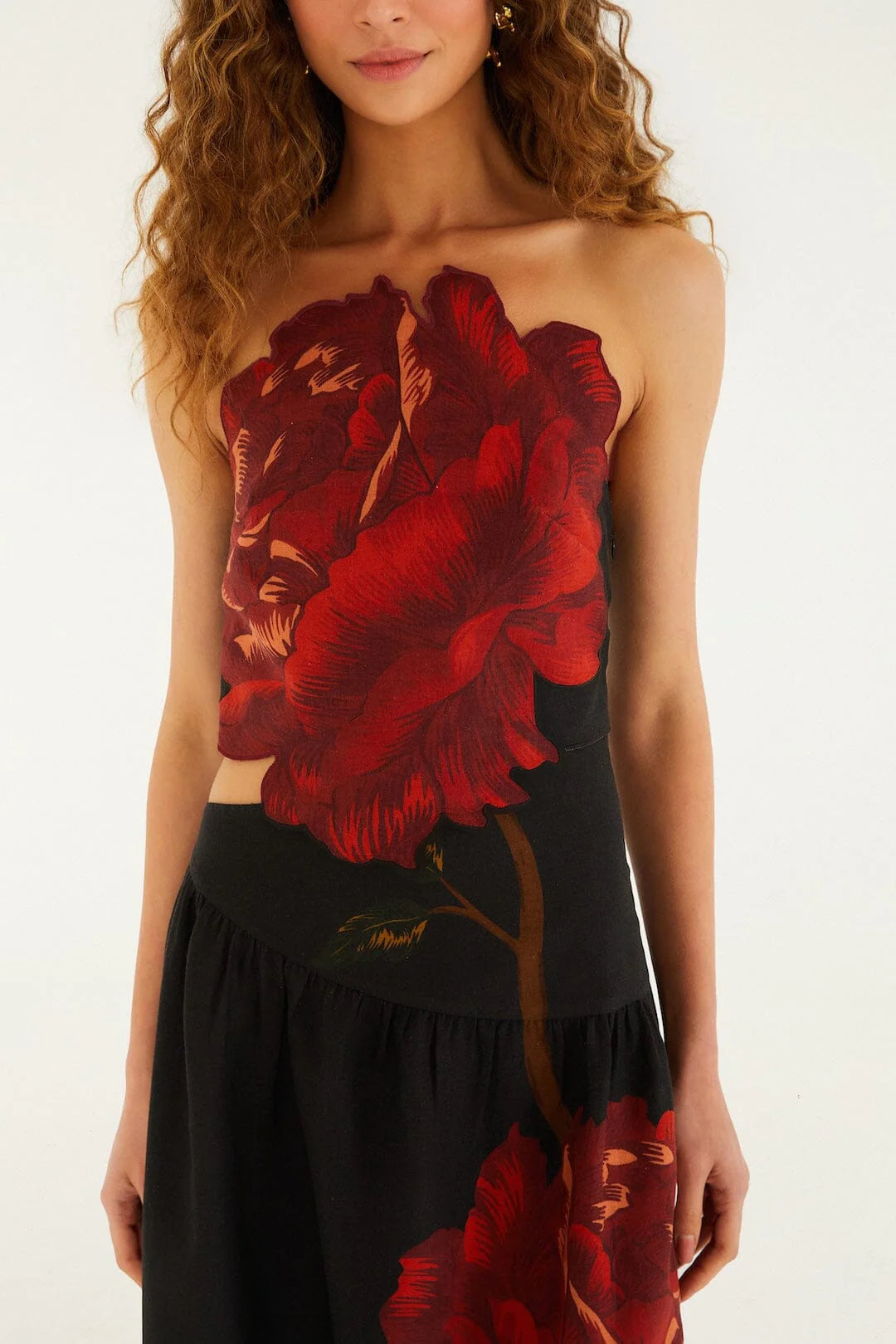FARM Rio - Rosalia Artisanal Midi Dress