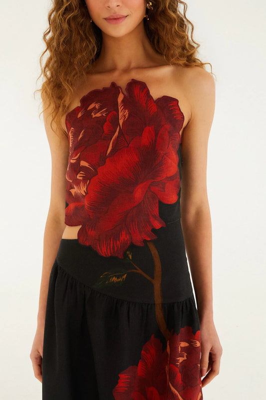FARM Rio - Rosalia Artisanal Midi Dress